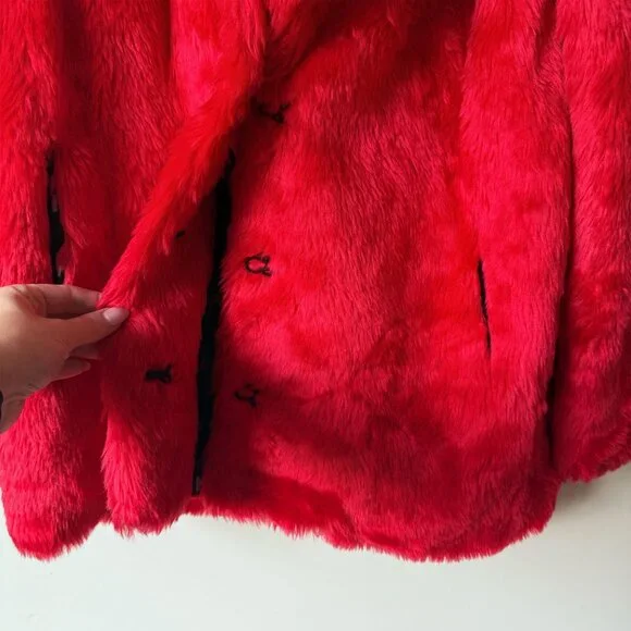 Current Mood Racked Up Faux Fur Jacket - Picture 7 of 10